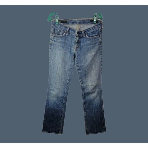 Citizens of Humanity Boot Cut Kelly‎ Jeans 29  Stretch Low Boot Distressed - Picture 2 of 10